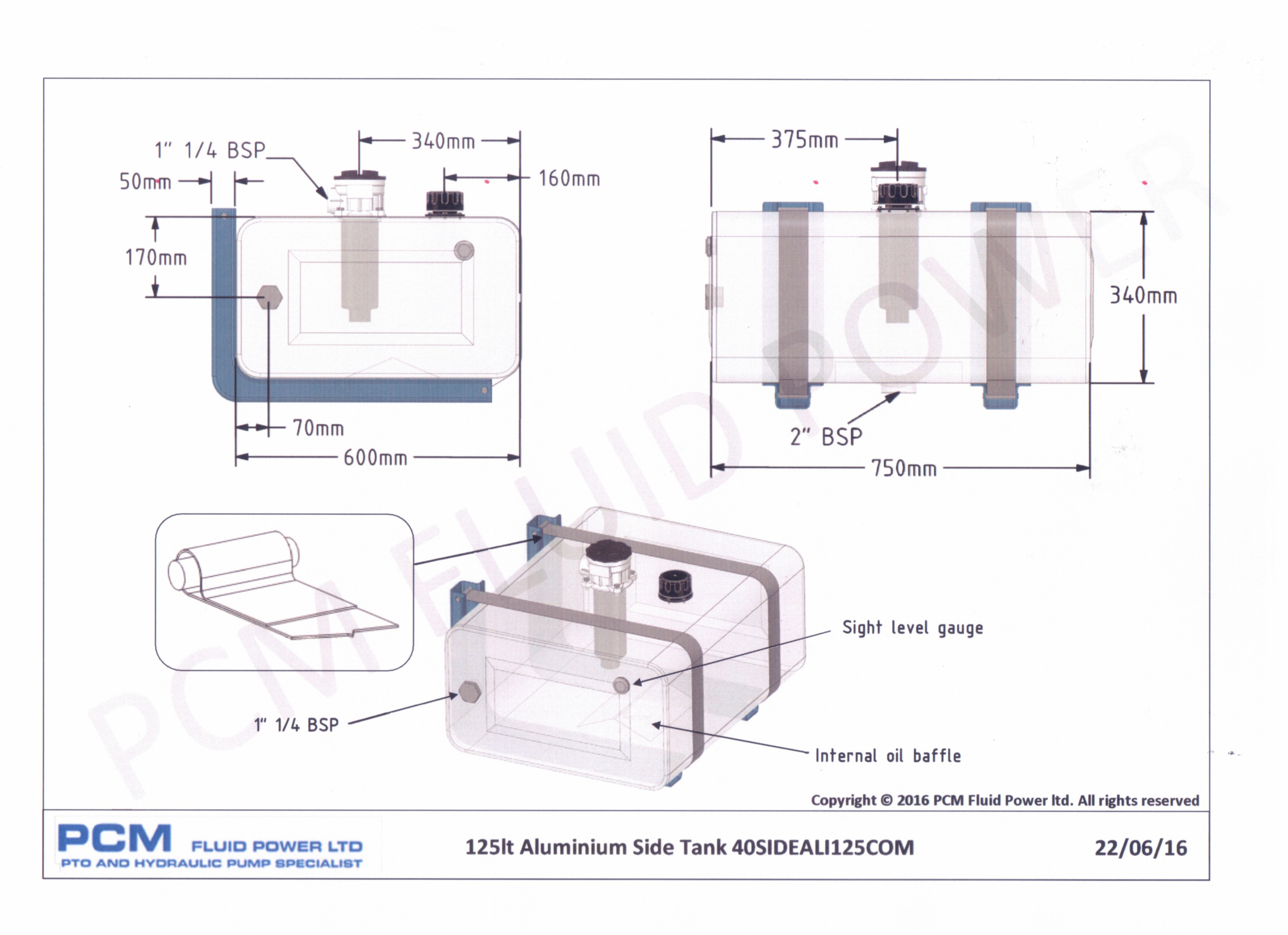 Hydraulic Oil Tanks Diagrams PCM Transport & Handling