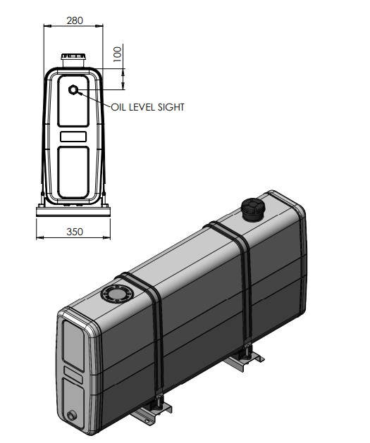 Rear of Cab Aluminium