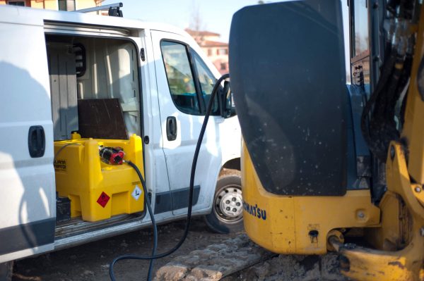 Diesel Carry Tank 220LT in use