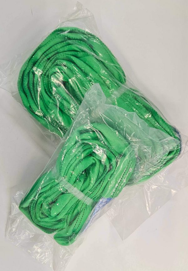 Green 2 tonne round slings