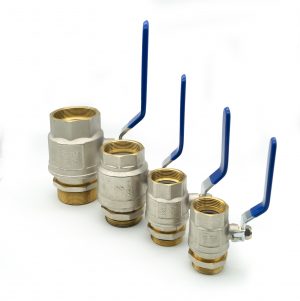 Adjustable ball valve Male/Female with lever